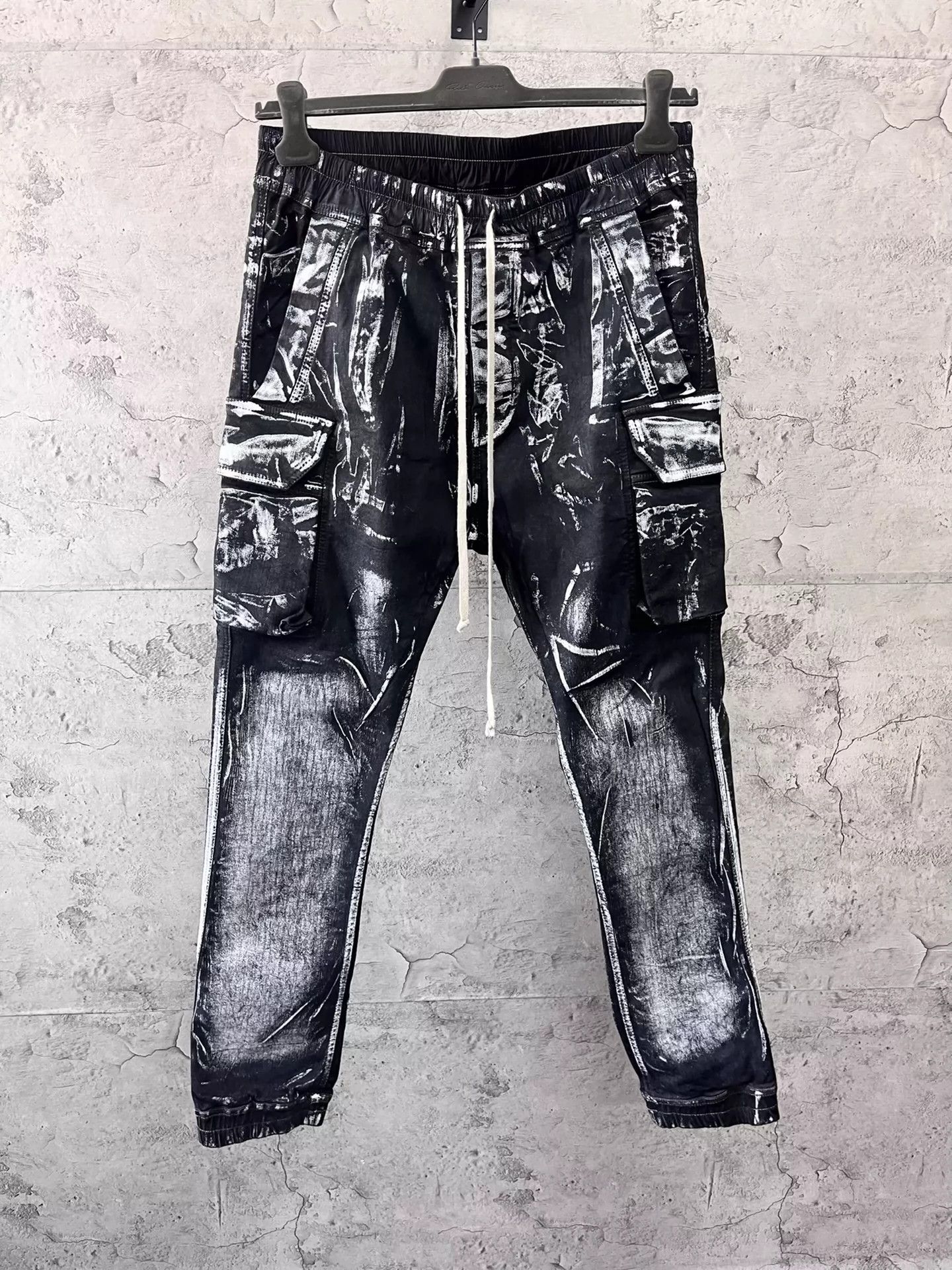 Rick Owens Rick owens 21fw painted overalls pants - -DMC Size US 36 / EU 52 - 1 Thumbnail