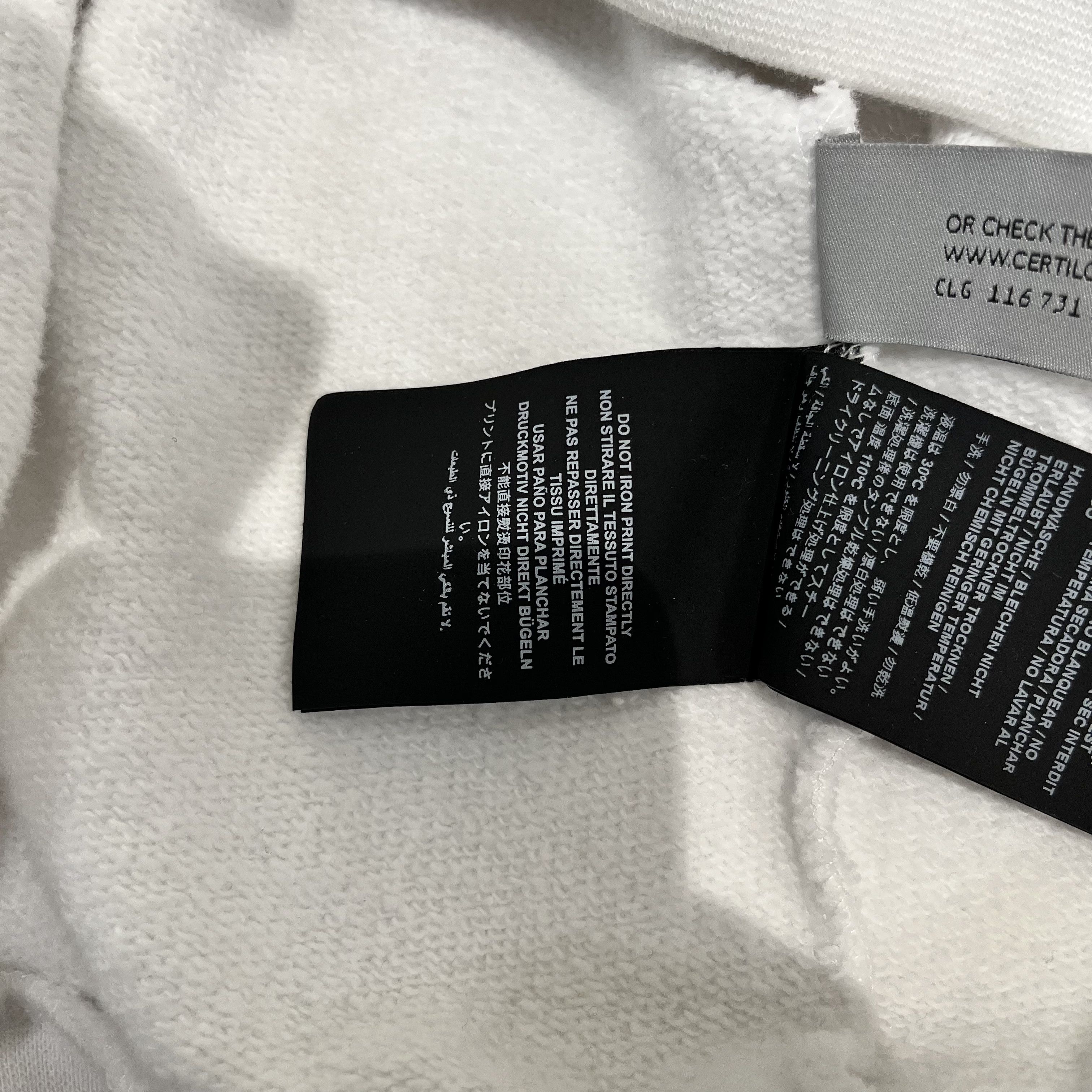 Palm Angels Palm Angels Milano Sprayed Crewneck White Size US XL / EU 56 / 4 - 10 Thumbnail