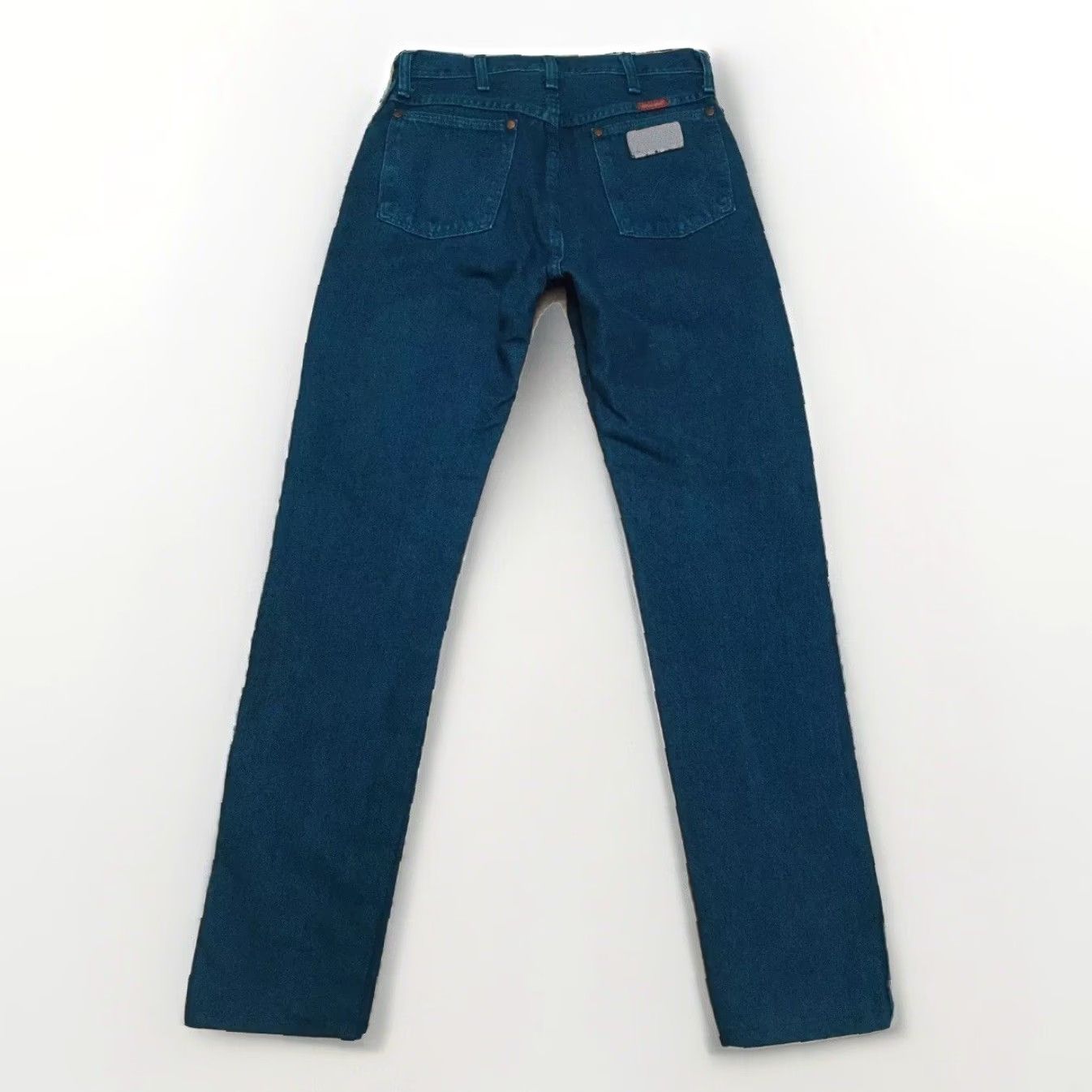 Wrangler VINTAGE Wrangler Jeans High Waist Blue Green Made In USA Sz 11 30 In Waist Rockabilly Denim Jeans Mens Womens Size 32" / US 10 / IT 46 - 3 Thumbnail