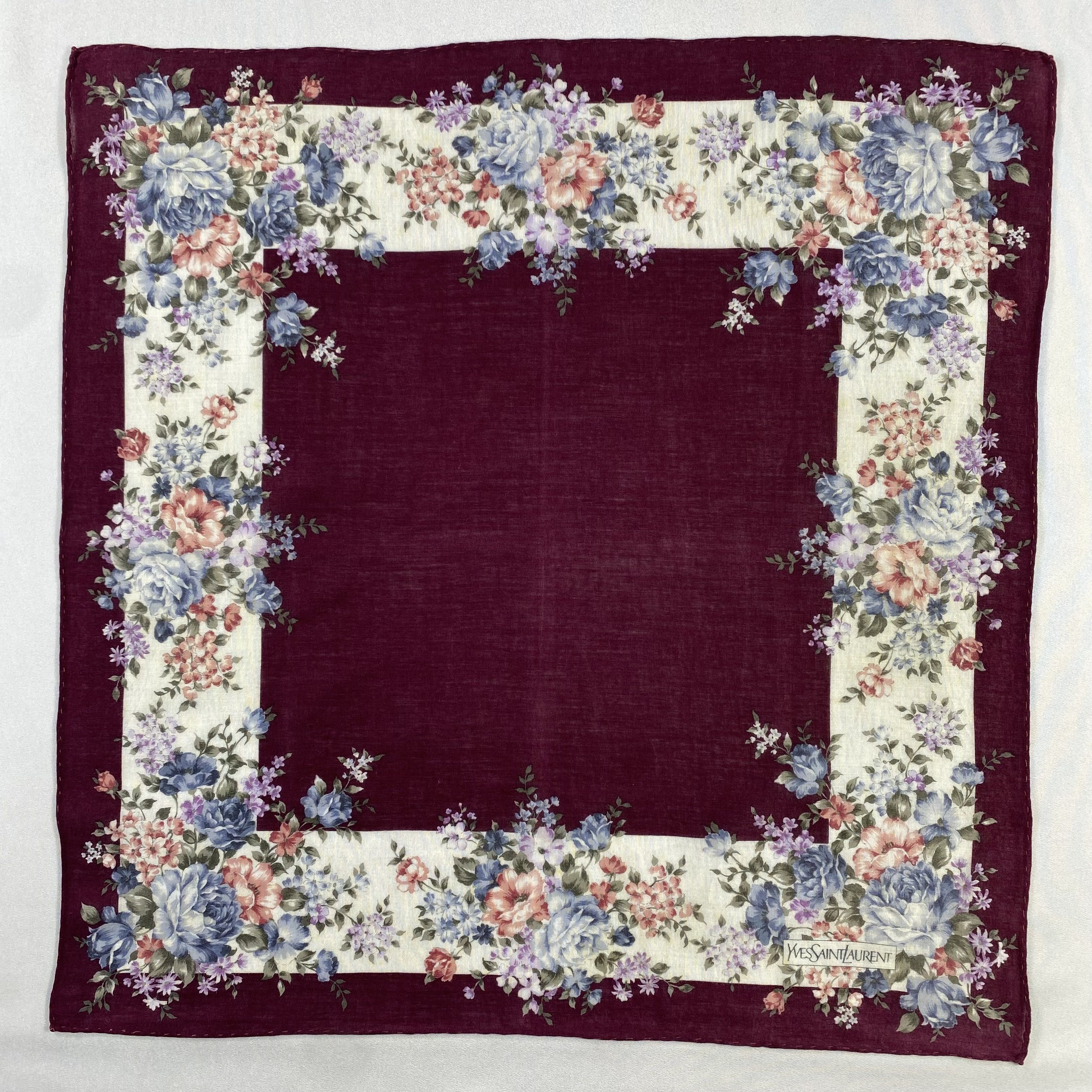 Vintage Yves Saint Laurent Handkerchief / Neckerchief-P1105 Size ONE SIZE - 1 Thumbnail