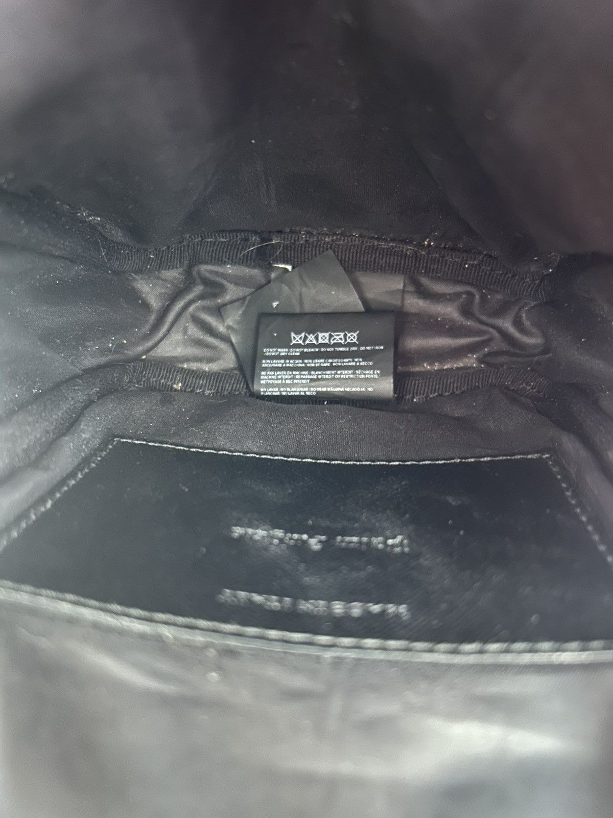 Palm Angels RARE! Palm Angels Leather Goyard Print Side Bag Size ONE SIZE - 10 Thumbnail