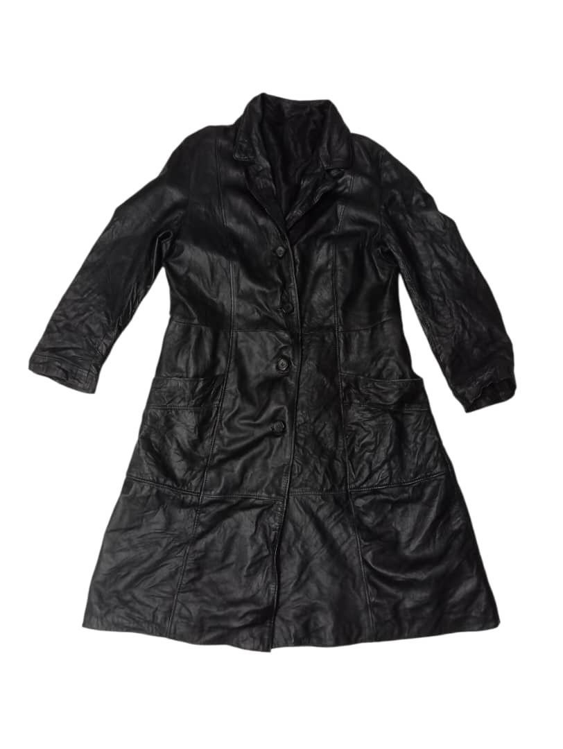 Leather Real Lambskin Leather Long Coat Size US S / EU 44-46 / 1 - 2 Thumbnail