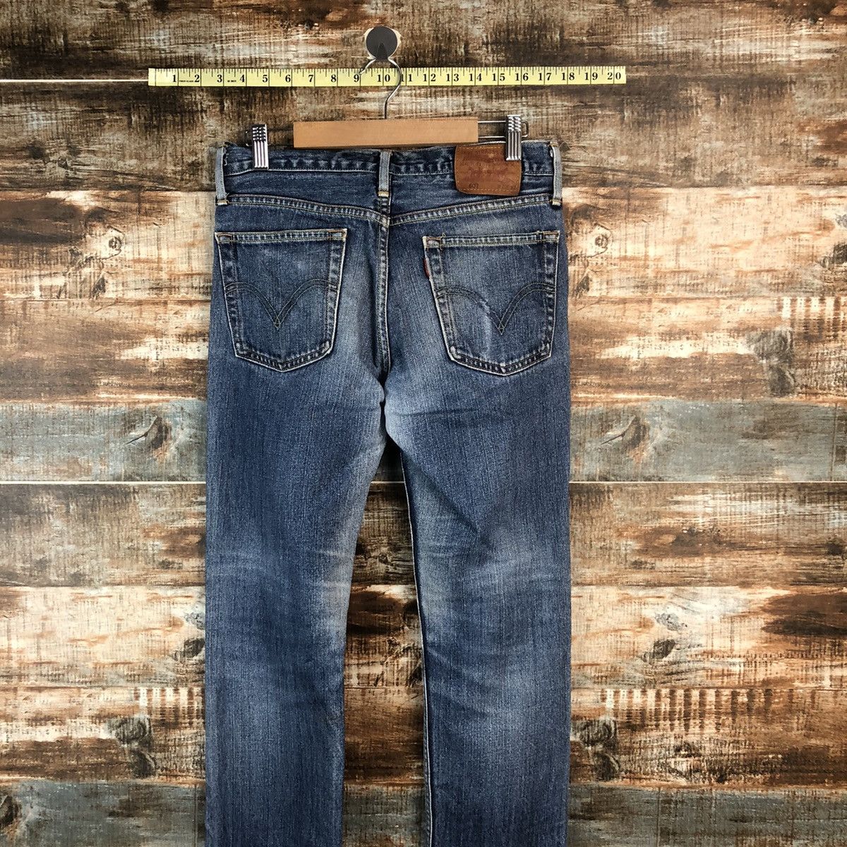 Levi's Levis Blue Distressed Denim Pants #A2076 Size US 29 - 15 Thumbnail