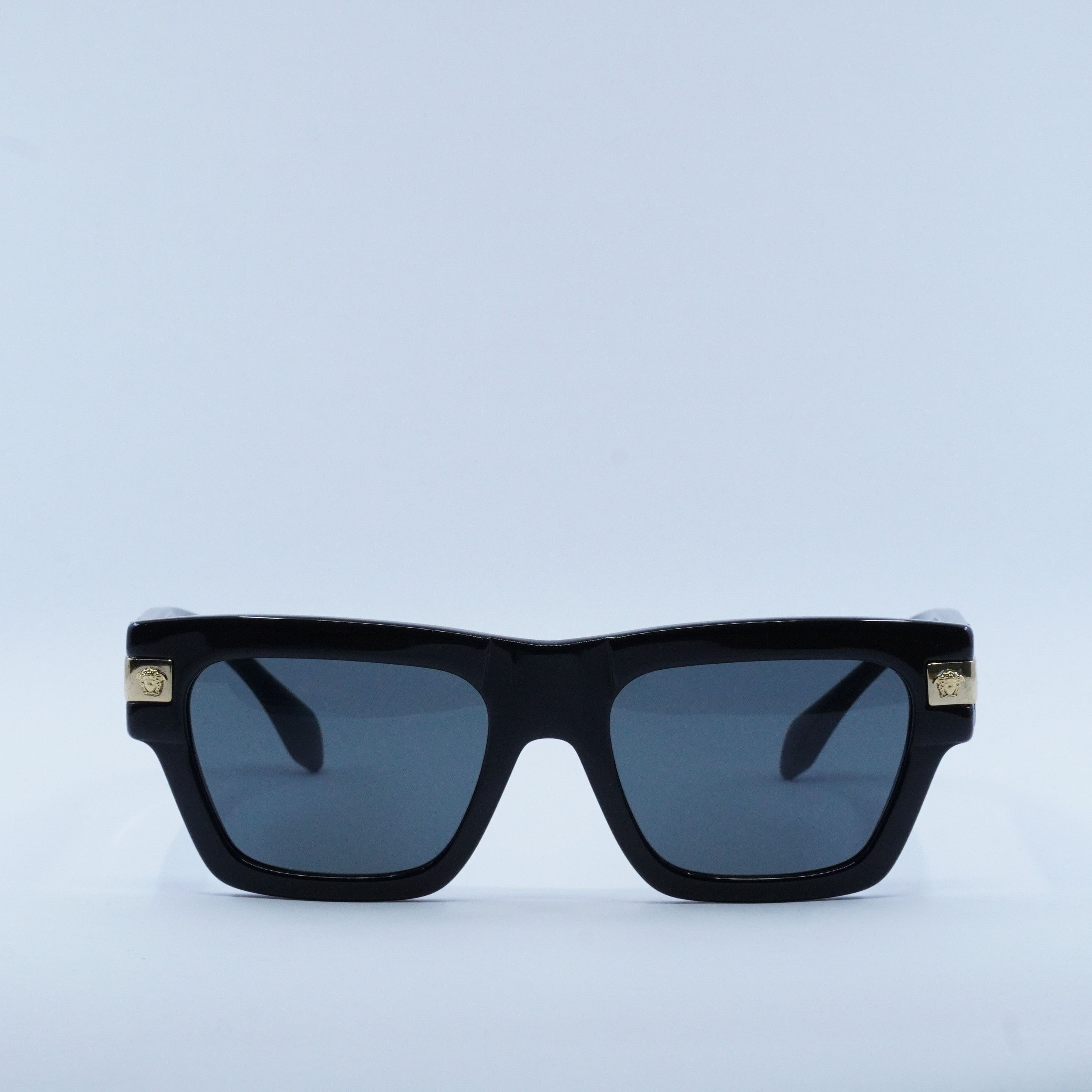 Versace Versace VE4464 GB1/87 Sunglasses Black Square Frame Size ONE SIZE - 5 Thumbnail