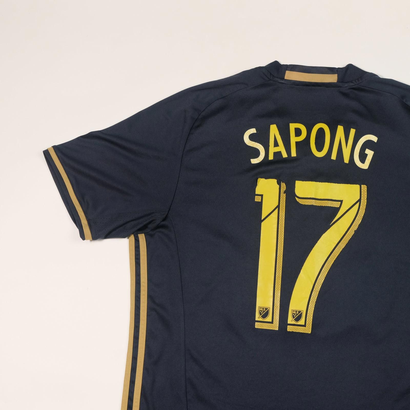 Adidas 2014 Philadelphia Union Home Shirt Sapong (L) Size US L / EU 52-54 / 3 - 4 Thumbnail