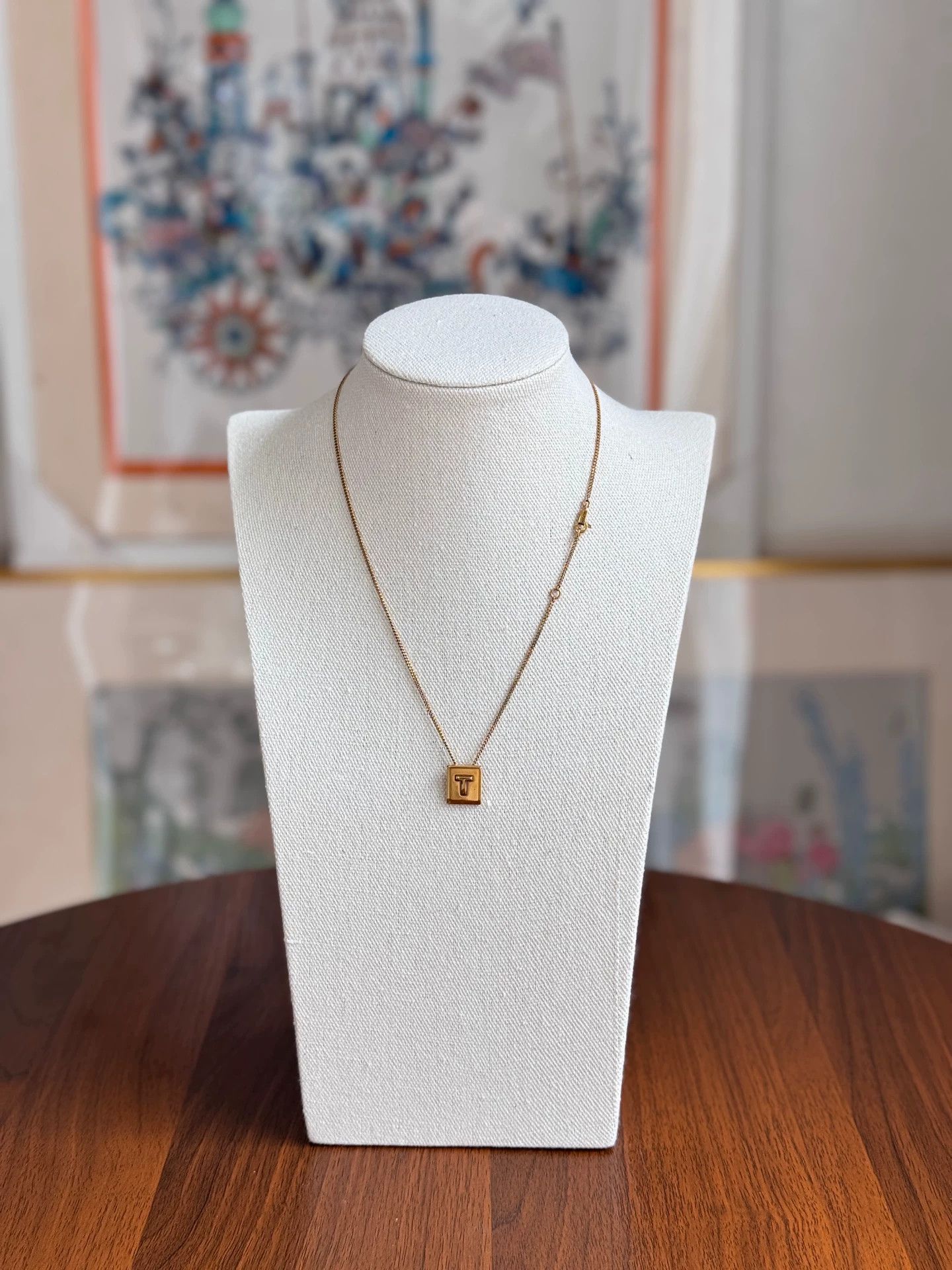 Celine CELINE H gold plated necklace 98new 41.5cm noacc Size ONE SIZE - 1 Thumbnail