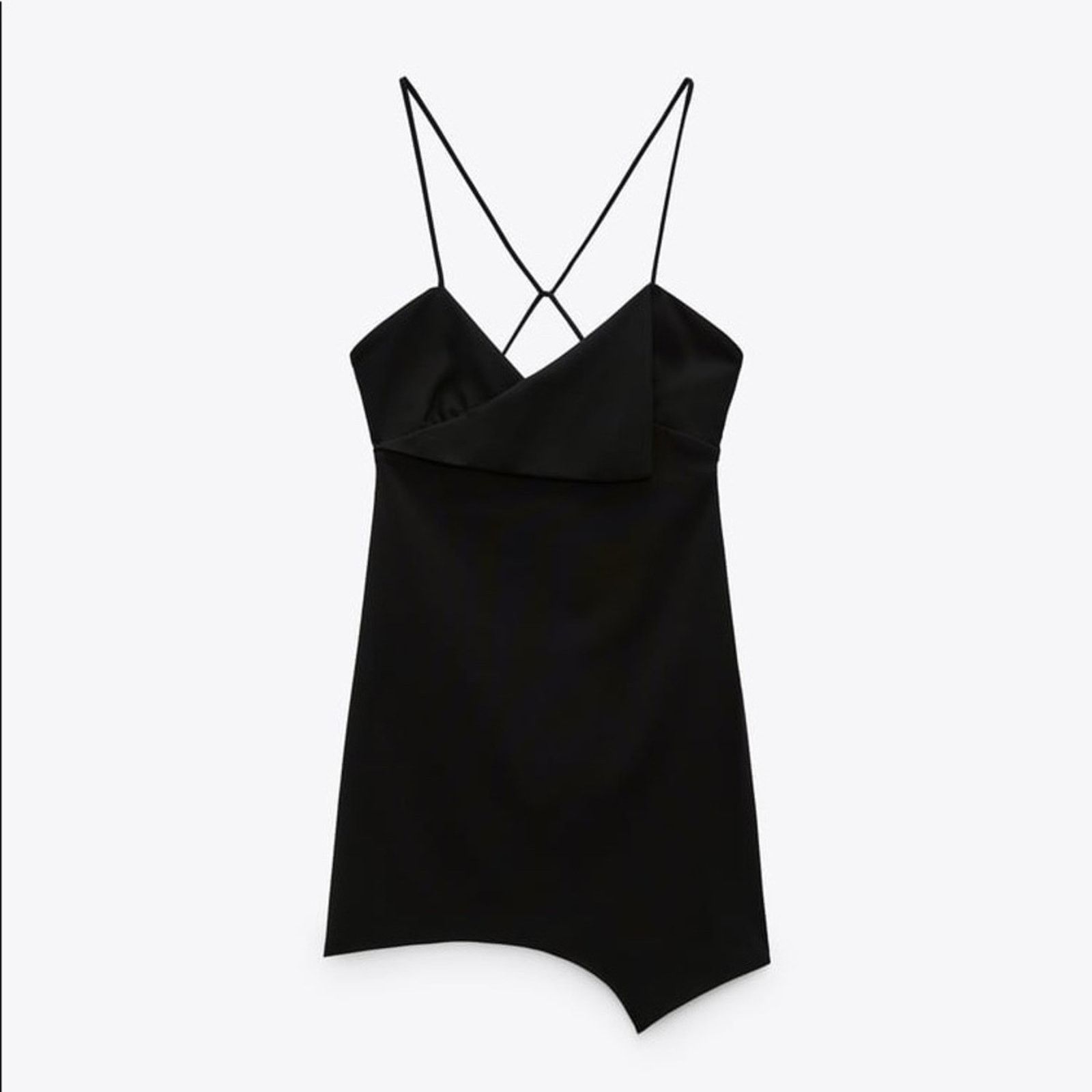 Zara ZARA SURPLICE MINI DRESS Size XL / US 12-14 / IT 48-50 - 11 Thumbnail