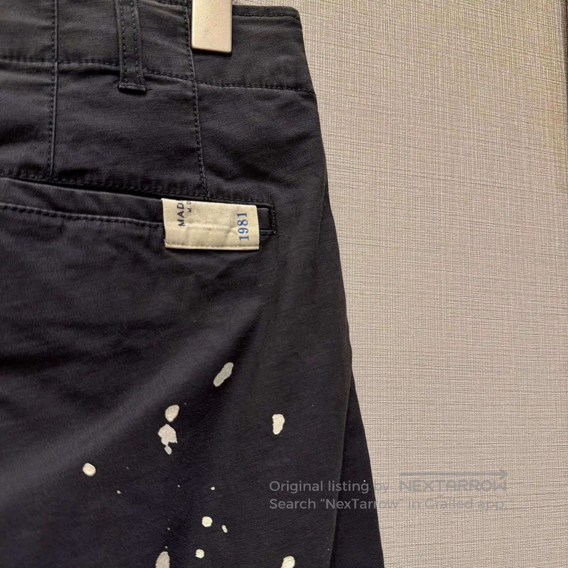 Madness Madness Chino Pants with Paint Splatter. Size US 30 / EU 46 - 5 Thumbnail