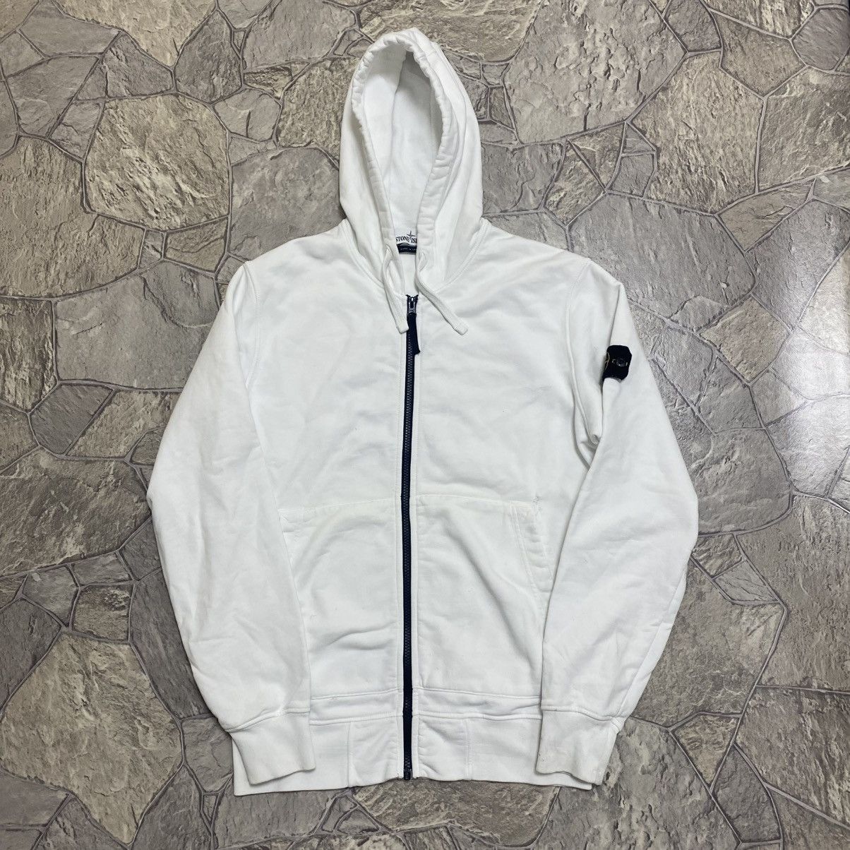 Stone Island Stone Island full zip hoodie White Size US L / EU 52-54 / 3 - 1 Thumbnail