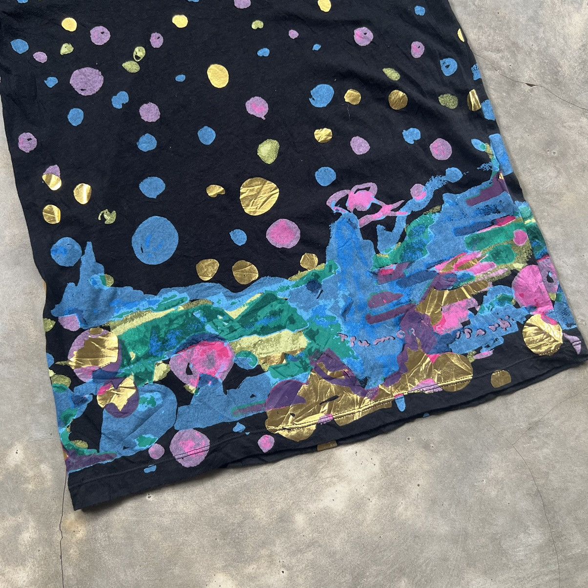 Issey Miyake Vintage Tsumori Chisato Art Polka Dot Shirt Size M / US 6-8 / IT 42-44 - 3 Thumbnail