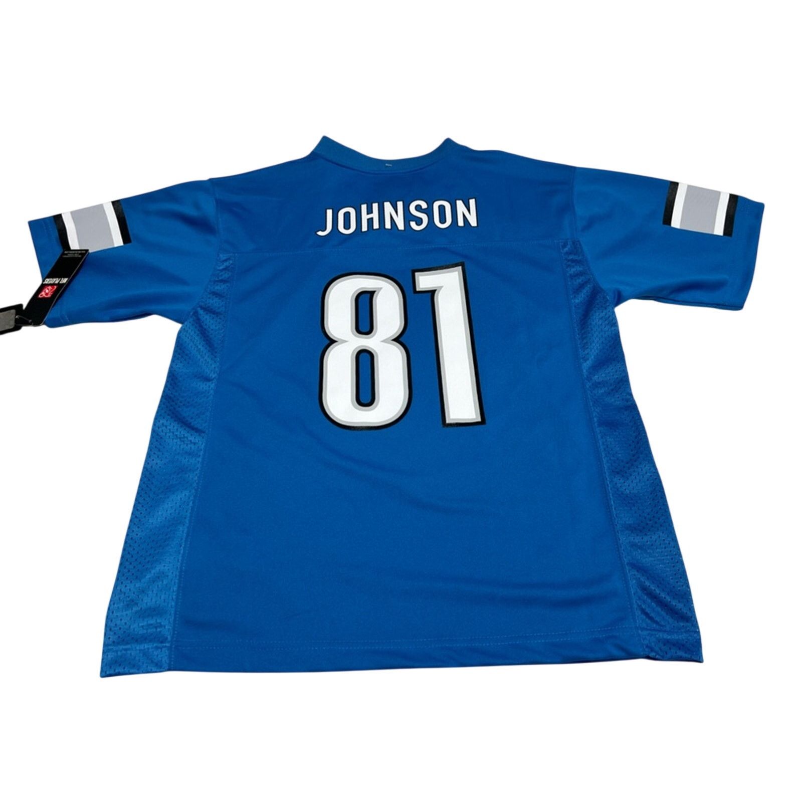 NFL New Rare 2012 Youth Detroit Lions Calvin Johnson Jersey Size US M / EU 48-50 / 2 - 7 Thumbnail