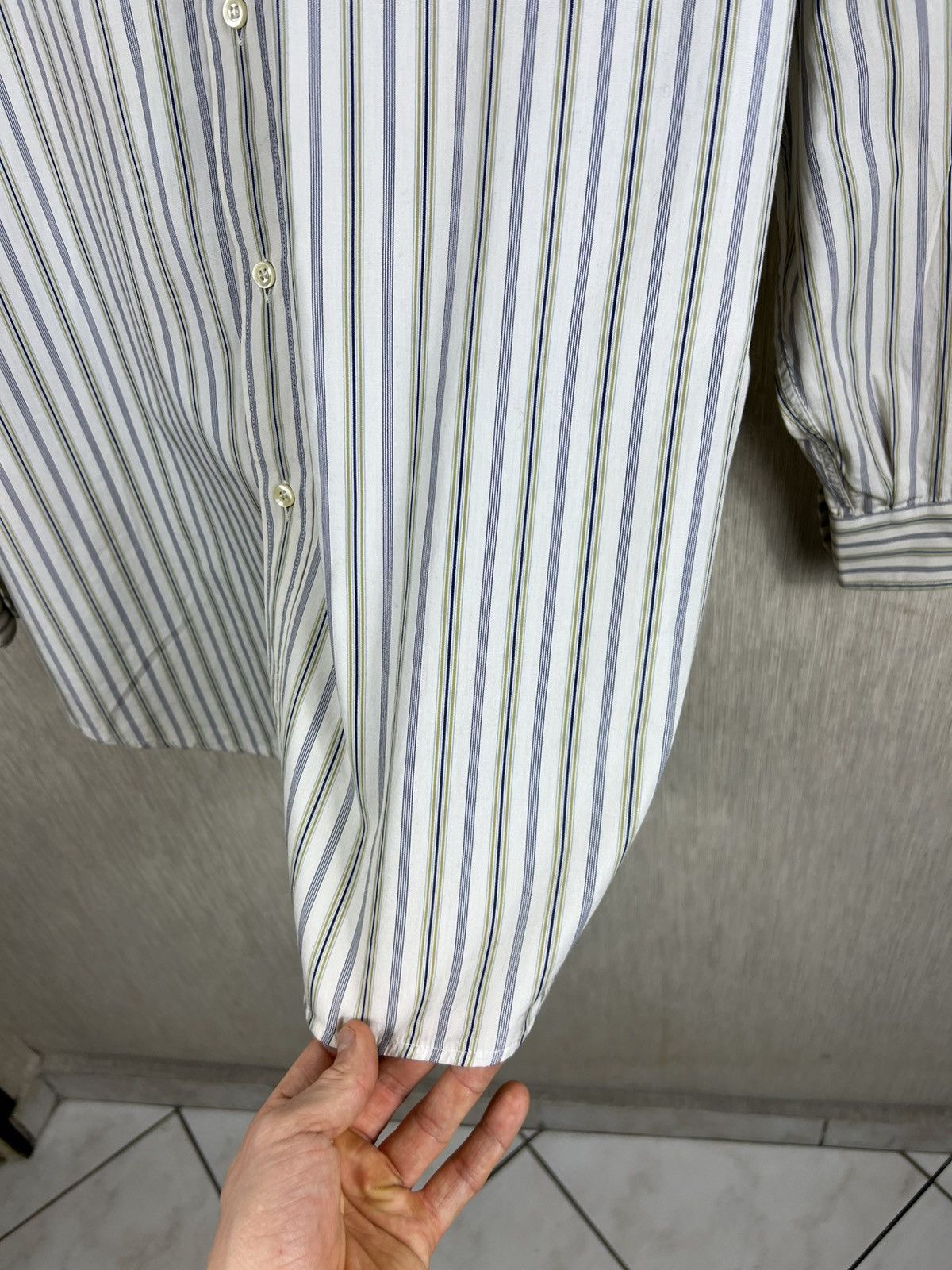 Burberry Vintage Burberrys of London archival striped button up shirt Size US L / EU 52-54 / 3 - 10 Thumbnail