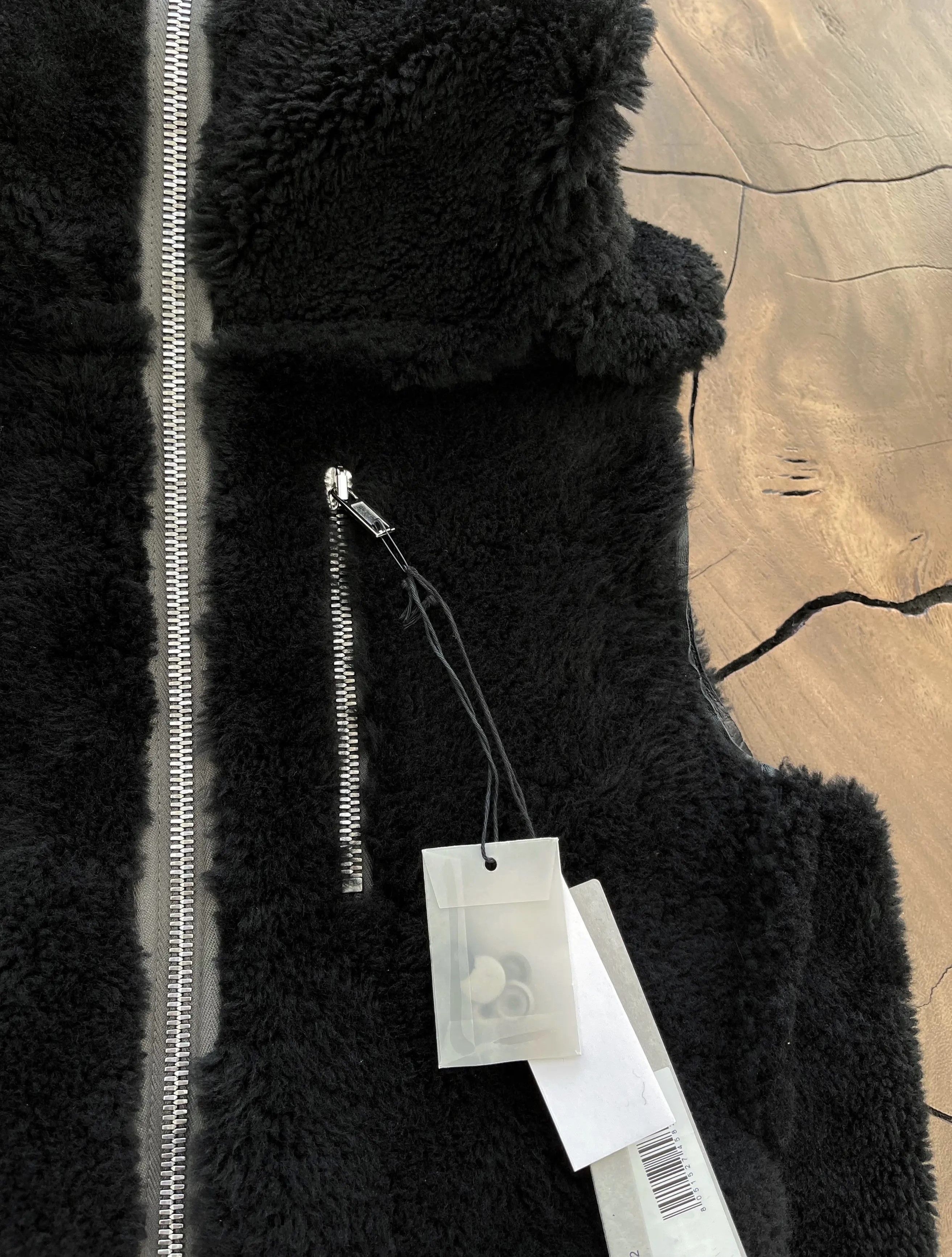 Rick Owens EU46 Lamb Shearling Runway Gimp Leather Vest FW22 Strobe Size US S / EU 44-46 / 1 - 10 Thumbnail