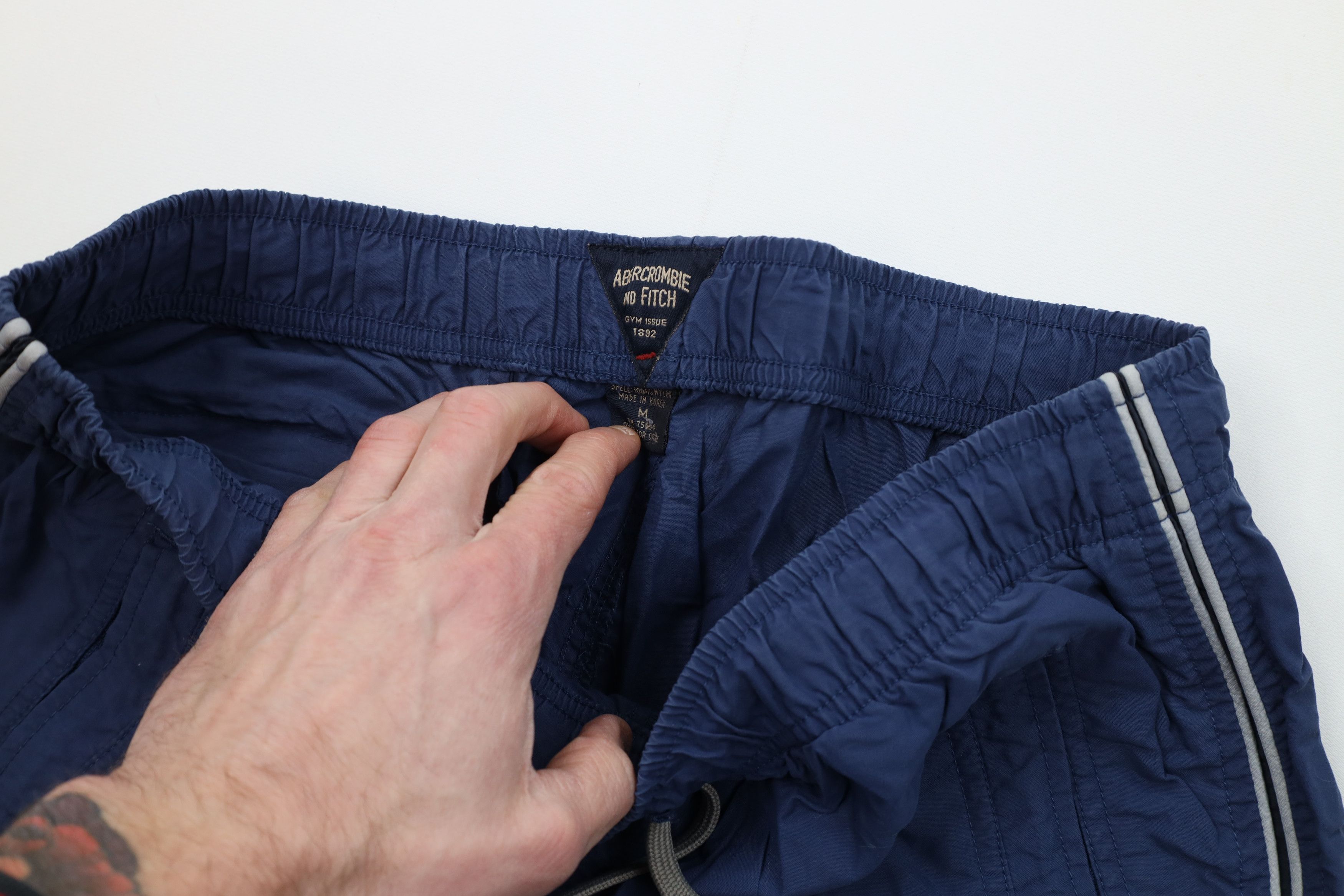 Abercrombie & Fitch Vintage 90s Y2K Abercrombie & Fitch Gym Wide Leg Pants Blue Size US 34 / EU 50 - 10 Thumbnail
