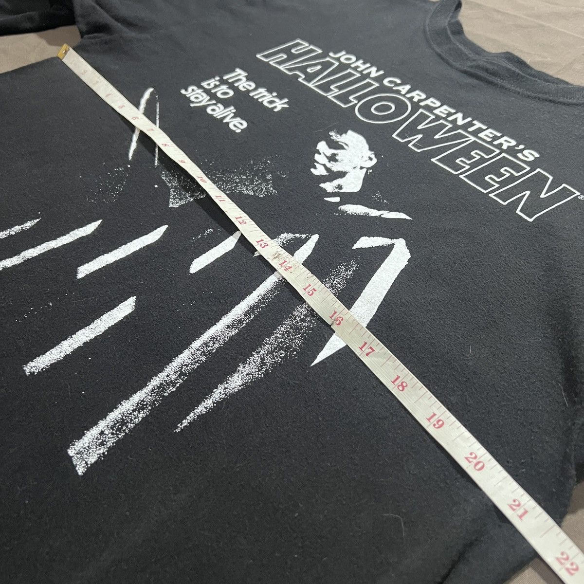 Expert Horror JOHN CARPENTER'S HALLOWEEN Promo Movie Tee Size US L / EU 52-54 / 3 - 9 Thumbnail