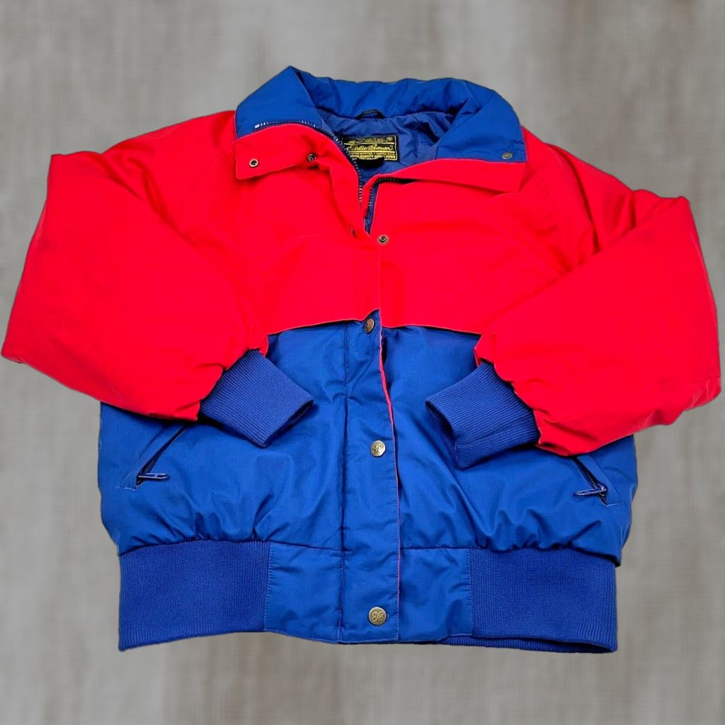Eddie Bauer VINTAGE Eddie Bauer Puffer Jacket Women S Red Down Fill Wind-Resistant Jacket Size S / US 4 / IT 40 - 1 Thumbnail