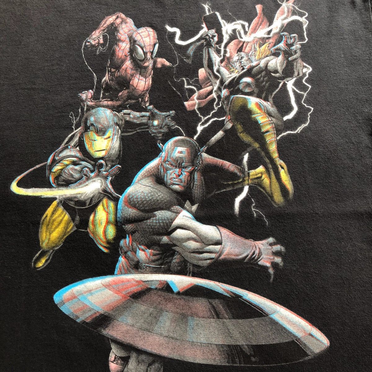 Anime × Marvel Comics Vintage Marvel Shirt 3D Official by Mad Engine Thor, L Size US M / EU 48-50 / 2 - 6 Thumbnail