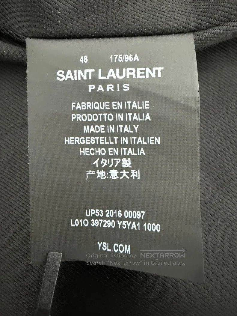 Saint Laurent Paris Saint Laurent Paris Black leather biker jacket Size US M / EU 48-50 / 2 - 6 Thumbnail