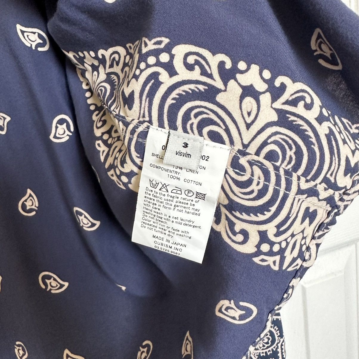 Visvim Visvim ICT Lhamo Shirt Paisley Navy Size US L / EU 52-54 / 3 - 6 Thumbnail