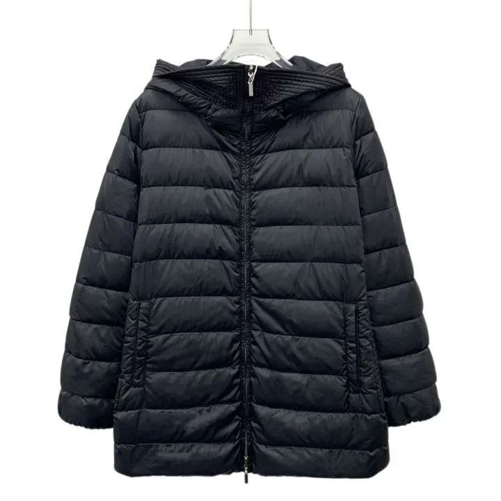 Max Mara Maxmara Black Reversible Hooded Down Jacket Size M / US 6-8 / IT 42-44 - 1 Thumbnail