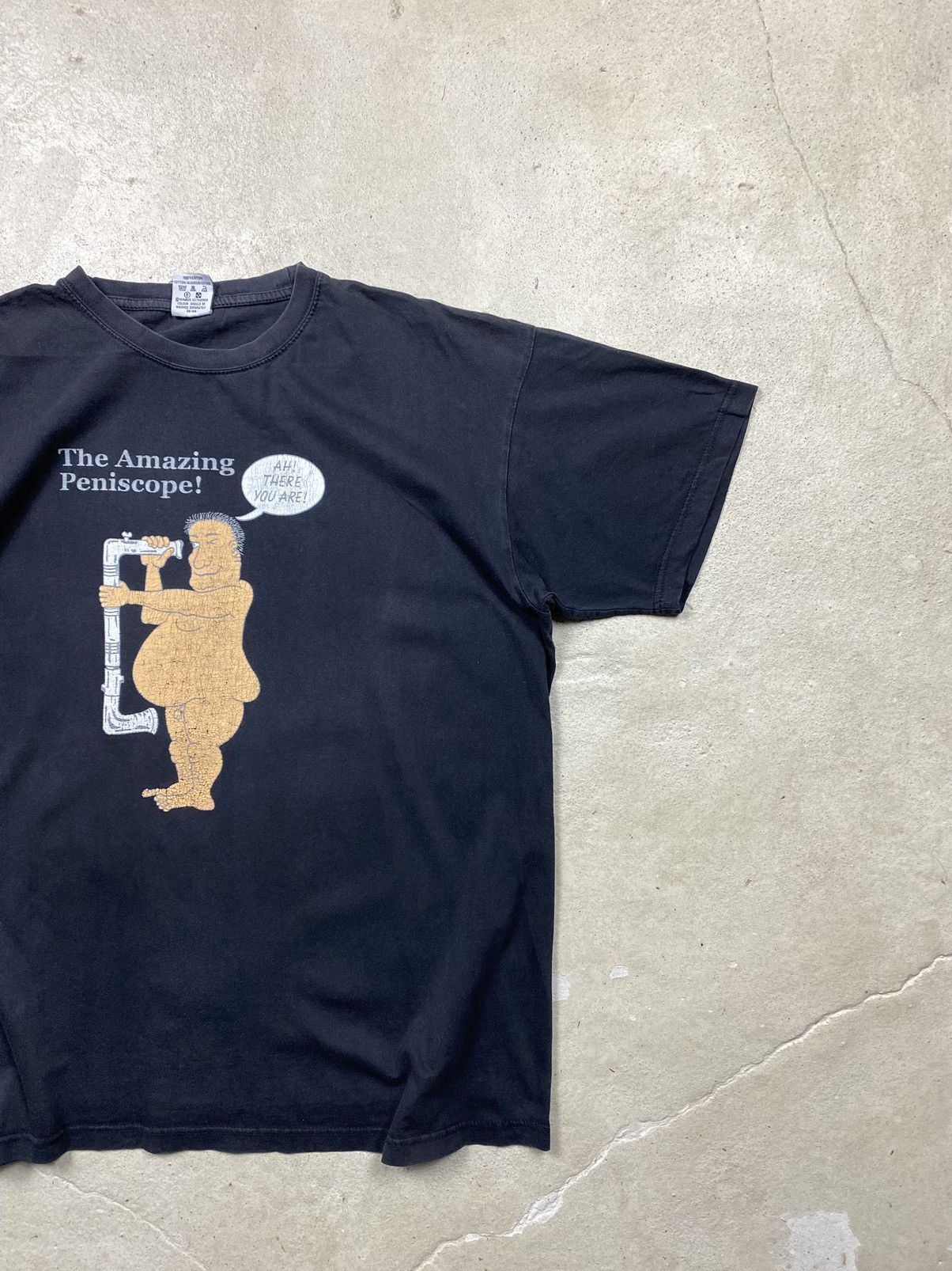 Band Tees Vintage 1990s Peniscope Humor Art T Shirt Naked Size US L / EU 52-54 / 3 - 3 Thumbnail