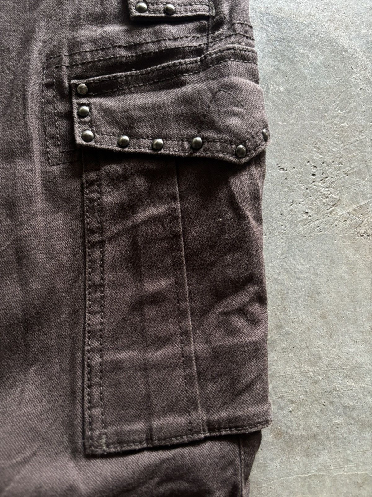 Japanese Brand NICOLE CLUB FOR MEN flare cargo studded japanese grunge punk Size US 30 / EU 46 - 11 Thumbnail