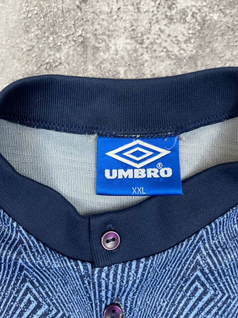 Umbro Umbro Men Football Shirt Blue Pattern Vintage 90s Size XXL Size US XXL / EU 58 / 5 - 3 Thumbnail