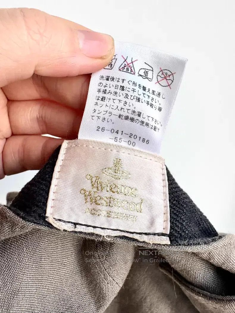 Vivienne Westwood Vivienne Westwood Greyish Brown Bow Tie Saturn Embroidered Size ONE SIZE - 9 Thumbnail