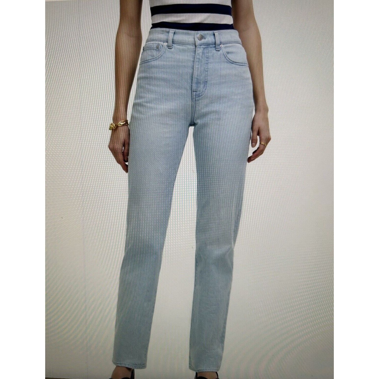 Madewell '90s Straight Leg Jeans Full Length in Ward Wash Wo
