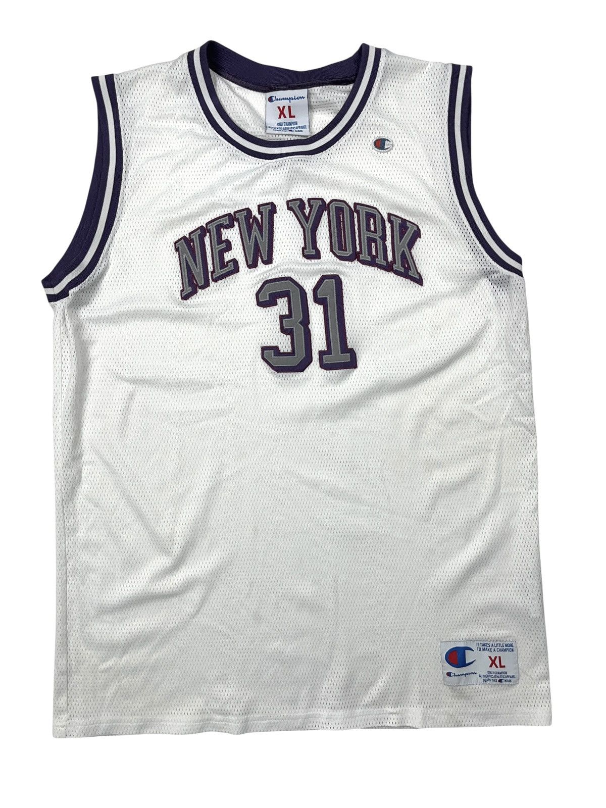 Champion Vintage Champion New York #31 Mesh Jersey NBA Jordan y2k Size US XL / EU 56 / 4 - 1 Thumbnail