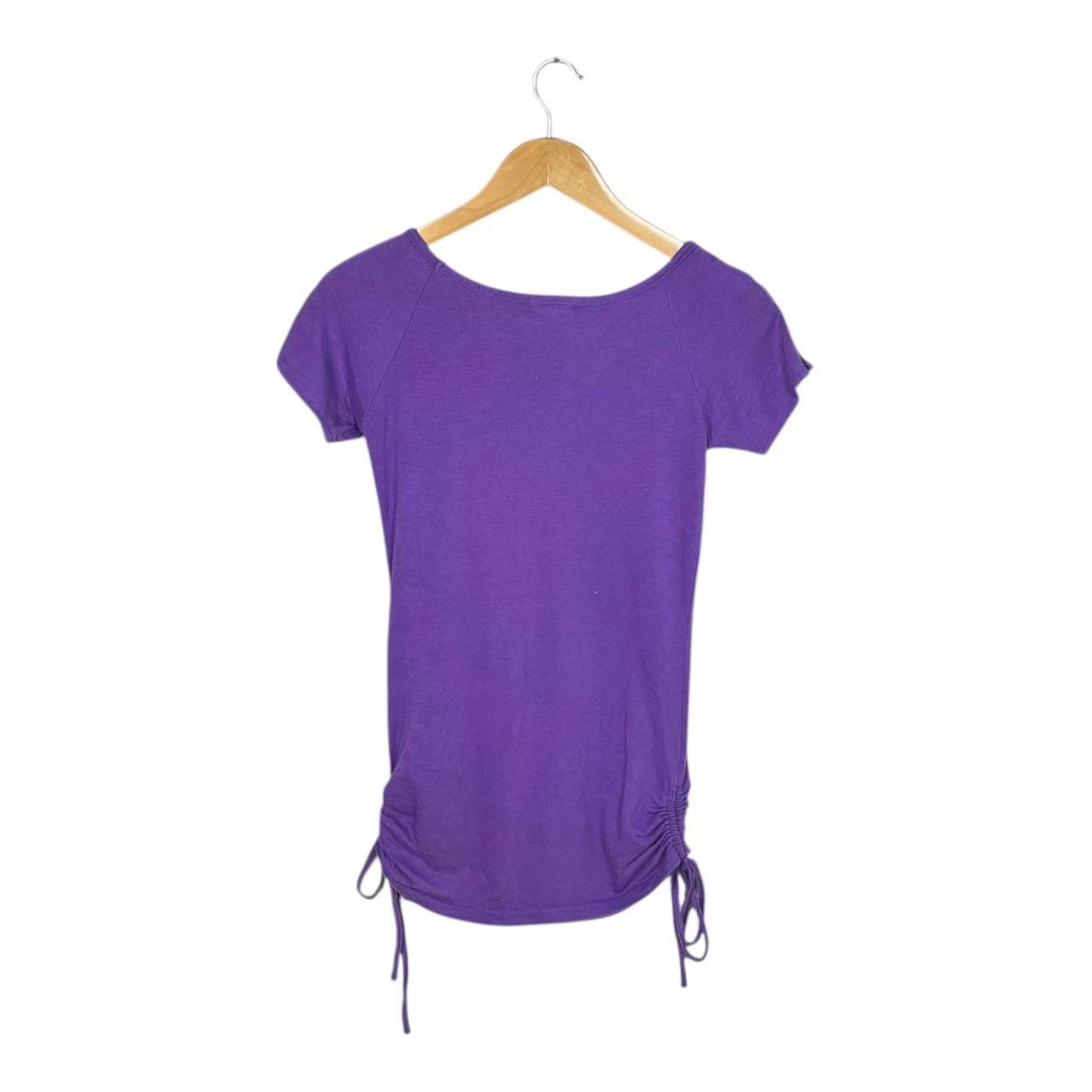 Japanese Brand Vtg Park Girl Japanese Y2K Skull Ruched Fitted Tee M Size M / US 6-8 / IT 42-44 - 2 Thumbnail