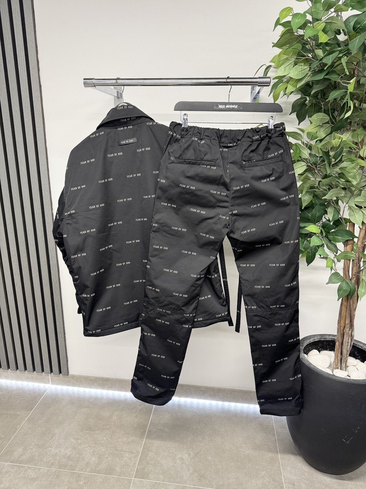 Fear of God Fear Of God All Over Print Track Jacket In Black RRP £1135 Size US S / EU 44-46 / 1 - 4 Thumbnail