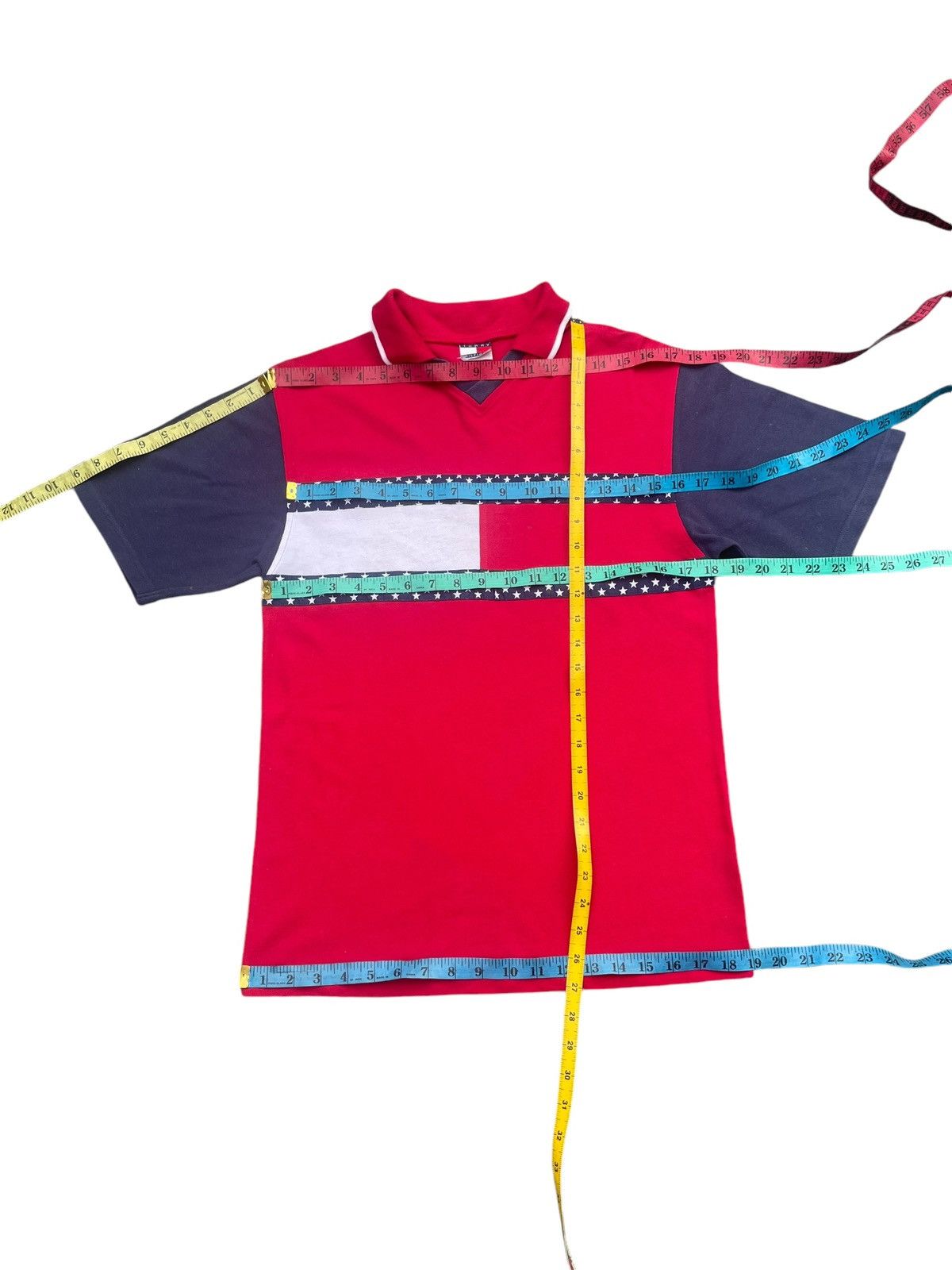 Dior × Tommy Hilfiger × Vintage Vintage Tommy Hilfiger Polo Tshirt Size US S / EU 44-46 / 1 - 11 Thumbnail