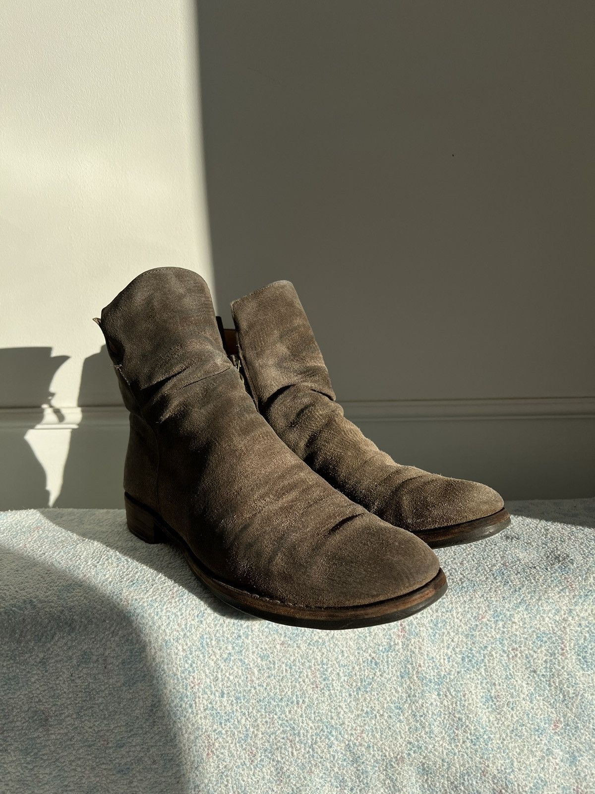 Fiorentini + Baker FIORENTINI+BAKER ELF Suede Leather Boots Guidi style Size US 8.5 / EU 41-42 - 4 Thumbnail