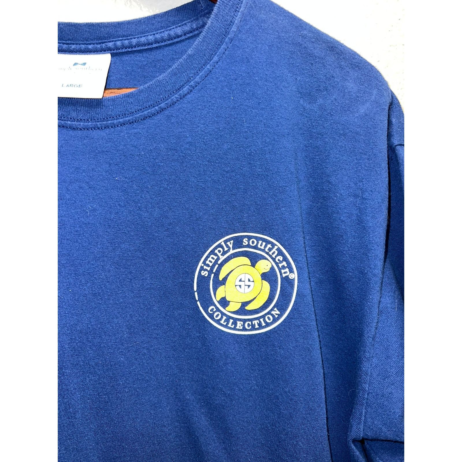 Vintage Simply Southern Turtle Shirt Live The Sunshine Recycle Tee Size US L / EU 52-54 / 3 - 3 Thumbnail