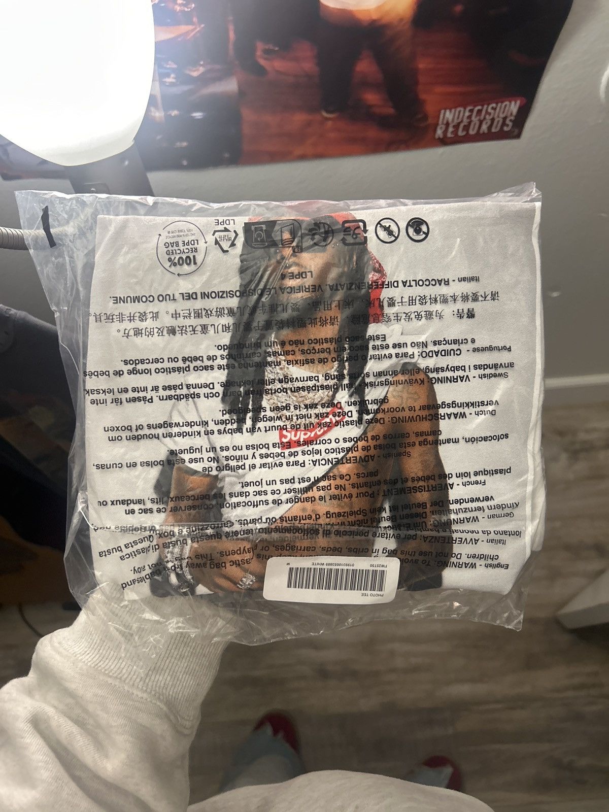 Supreme Supreme x Playboi Carti photo tee NEW IN PACKAGE Size US M / EU 48-50 / 2 - 1 Thumbnail
