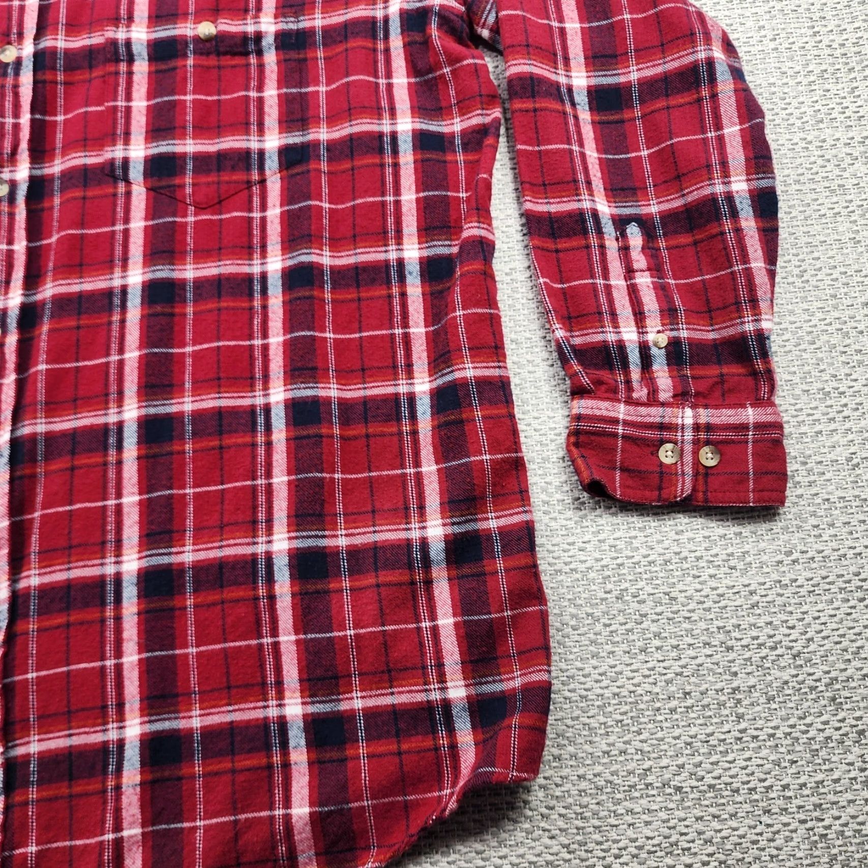 Vintage KingSize Flannel Shirt Mens 2XL Tall Long Sleeve Button Up Casual Workwear Size US XXL / EU 58 / 5 - 5 Thumbnail