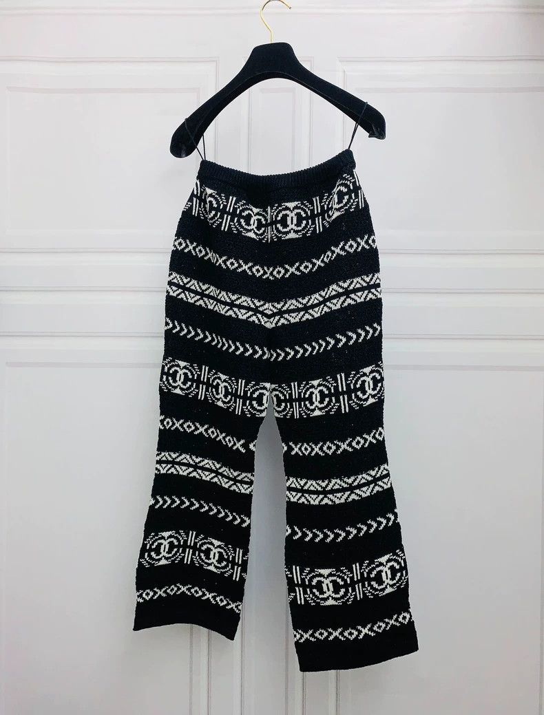Chanel Chanel Knitted trousers Size 24" / US 00 / IT 34 - 2 Thumbnail