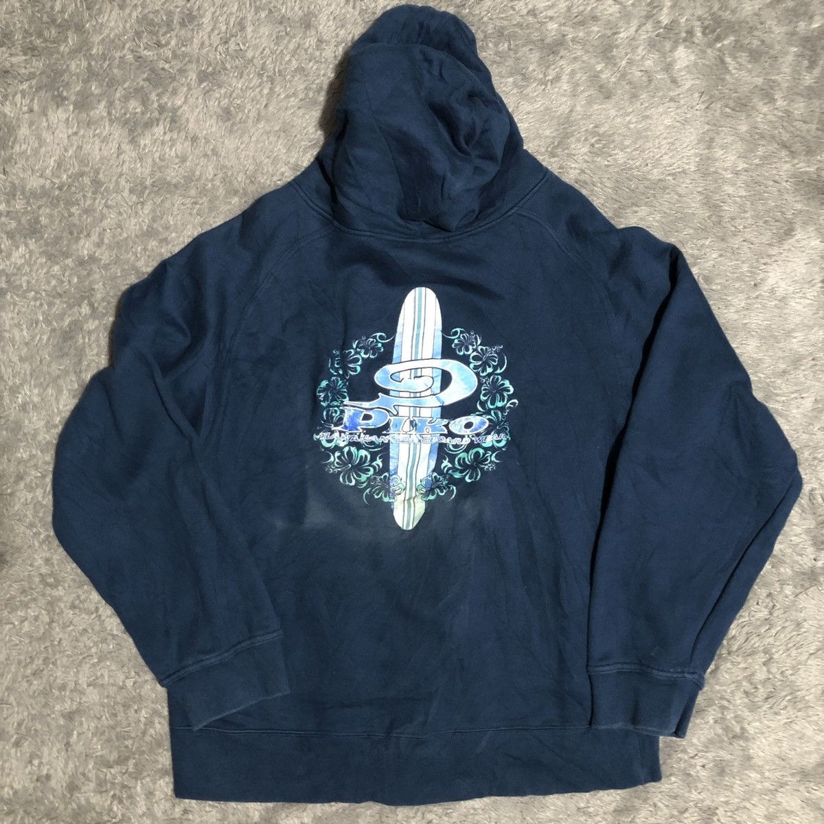 Other Vtg PIKO ZIP HOODIE HAWAIIAN LONGBOARD Size US M / EU 48-50 / 2 - 3 Thumbnail
