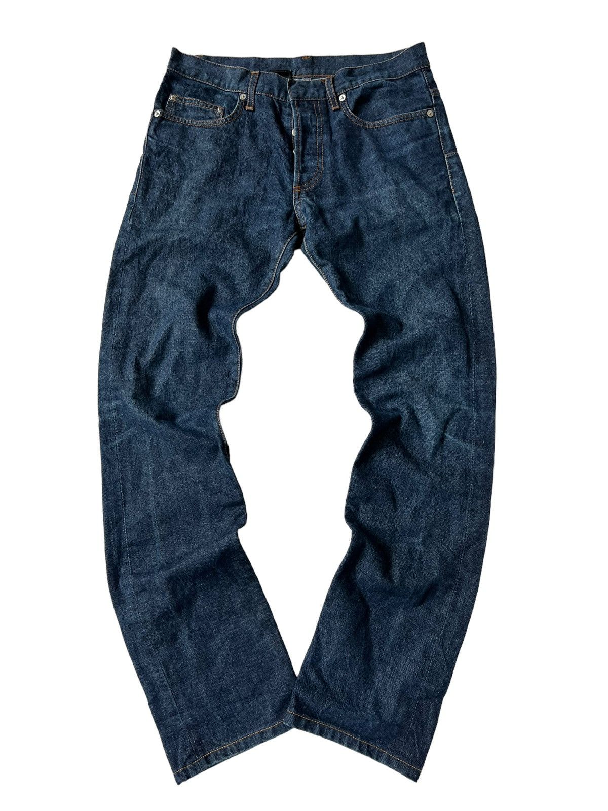 image of Dior Homme Hedi Slimane Denim Jeans in Indigo, Men's (Size 31)