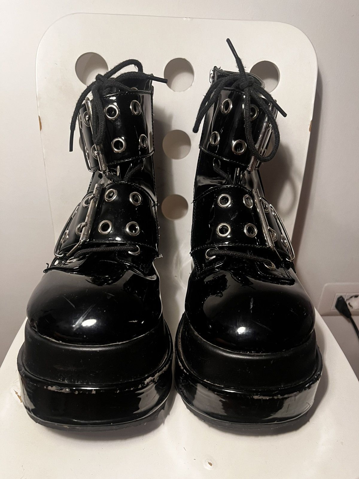Demonia Cult Demonia Cult Bear-104 Platform Boots Size US 11.5 / IT 41.5 - 7 Thumbnail