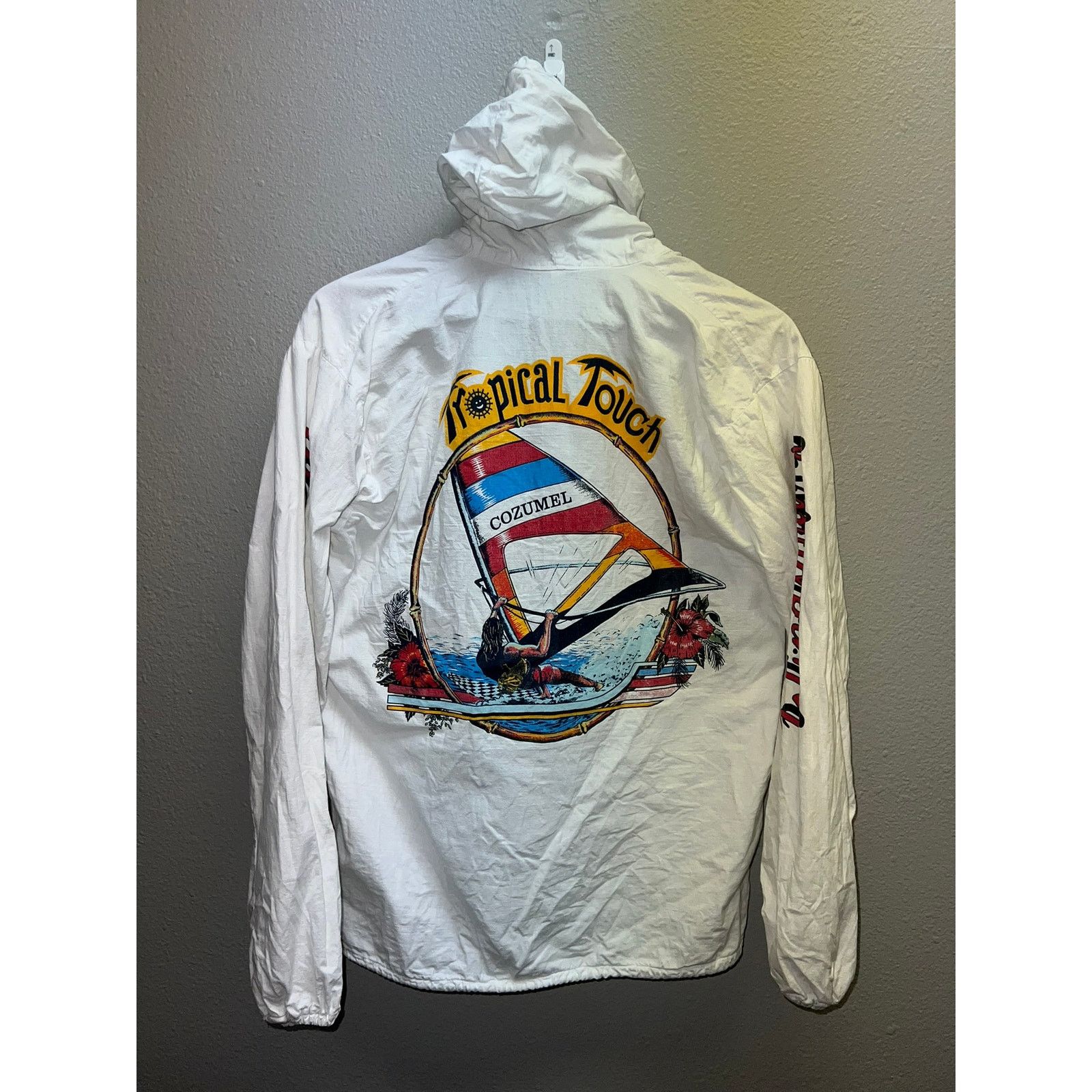 Vintage Vintage Tropical Touch Hoodie Cozumel Wind Surf Windbreaker Size US M / EU 48-50 / 2 - 8 Thumbnail