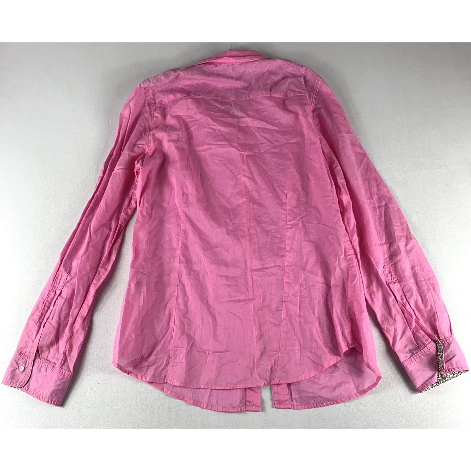 Vintage Cailey 22 Women Shirt Button Up Blouse Collared LongSleeves XL Pink Solid Size XL / US 12-14 / IT 48-50 - 5 Thumbnail