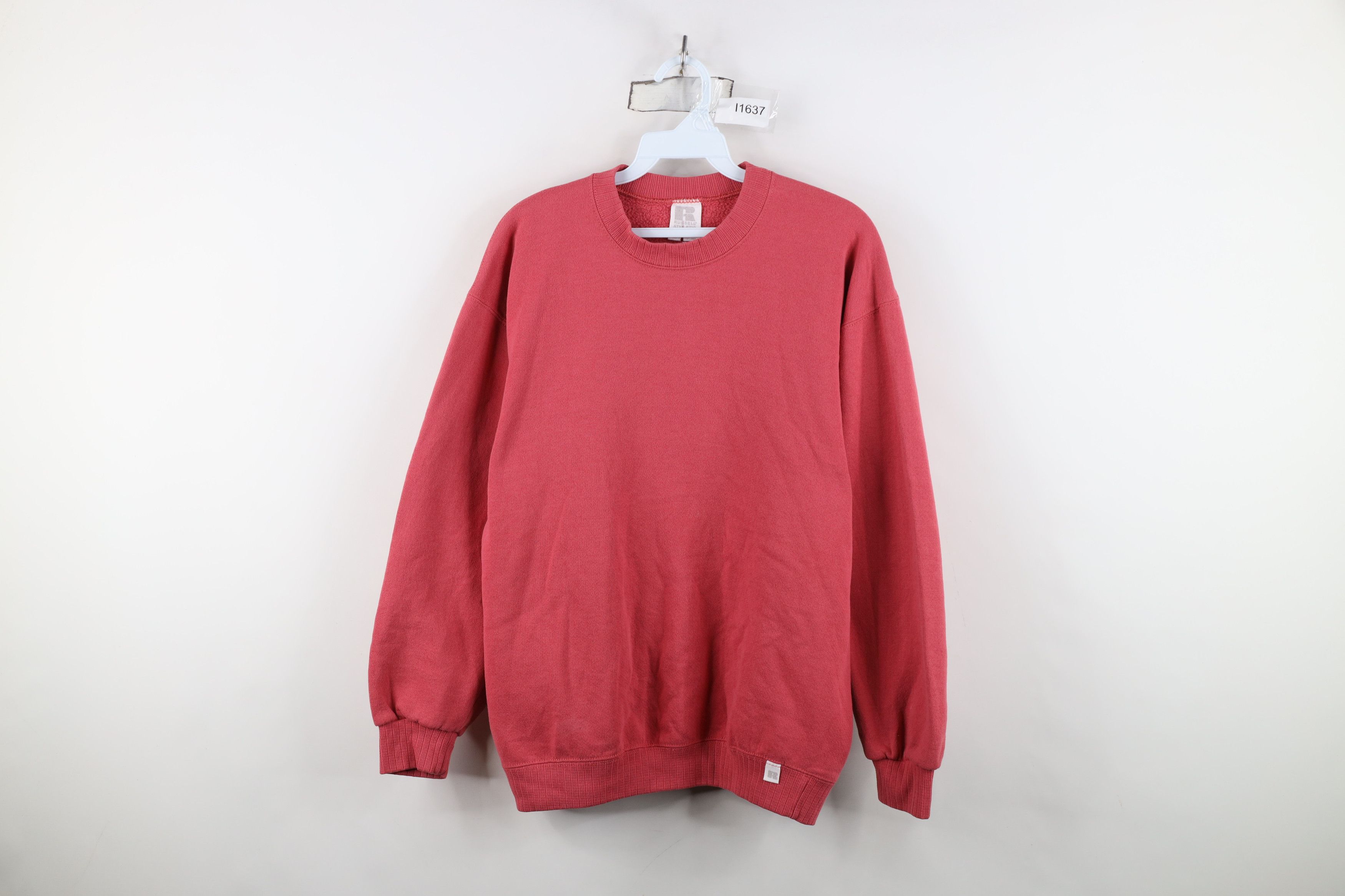 Russell Athletic Vintage 90s Russell Athletic Crewneck Sweatshirt Pink USA Size M / US 6-8 / IT 42-44 - 1 Thumbnail