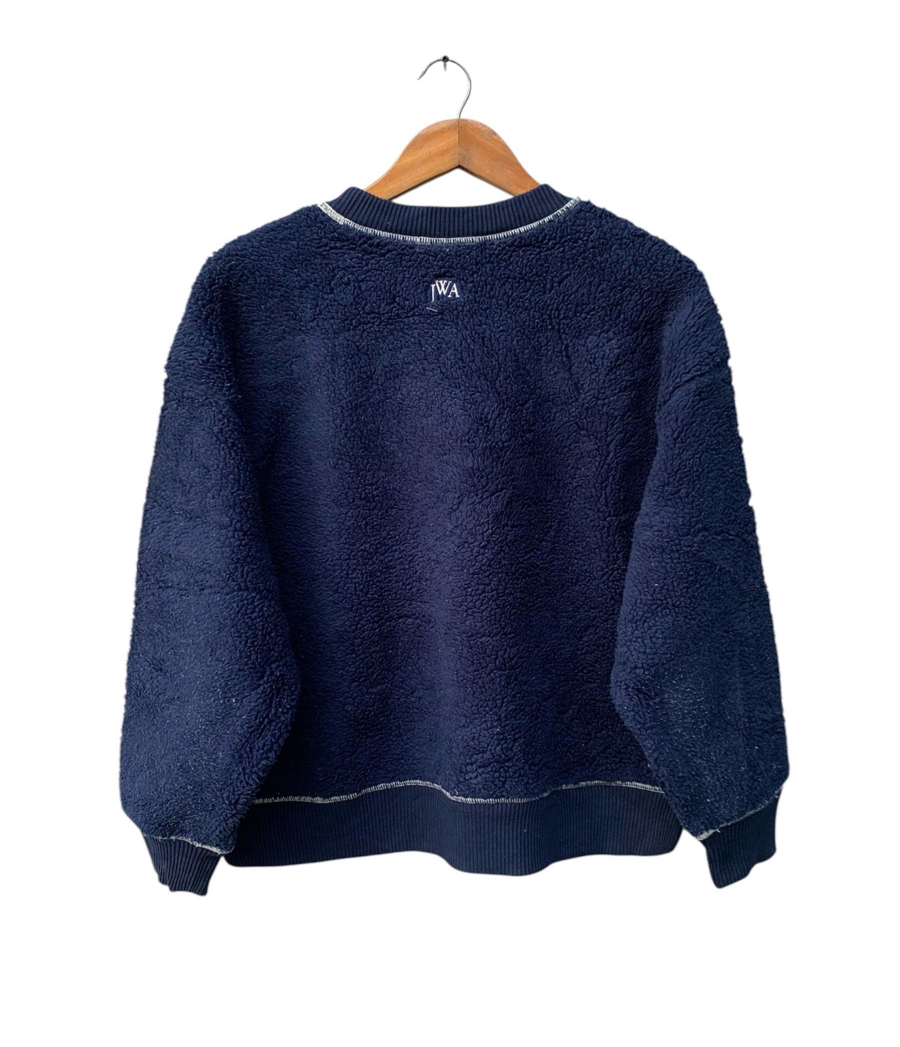 JW Anderson × Uniqlo JW ANDERSON Crop Top Fleece Sherpa Pullover Jumper Size US M / EU 48-50 / 2 - 2 Thumbnail