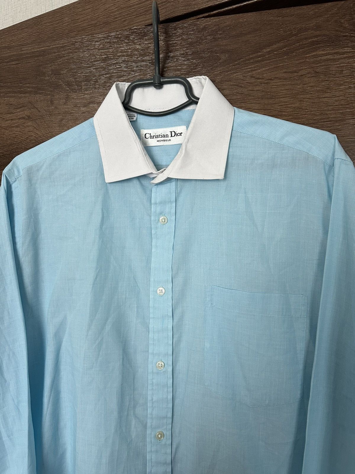 Christian Dior Monsieur Christian Dior Monsieur Shirt Button Up Long Sleeve Vintage Size US L / EU 52-54 / 3 - 6 Thumbnail