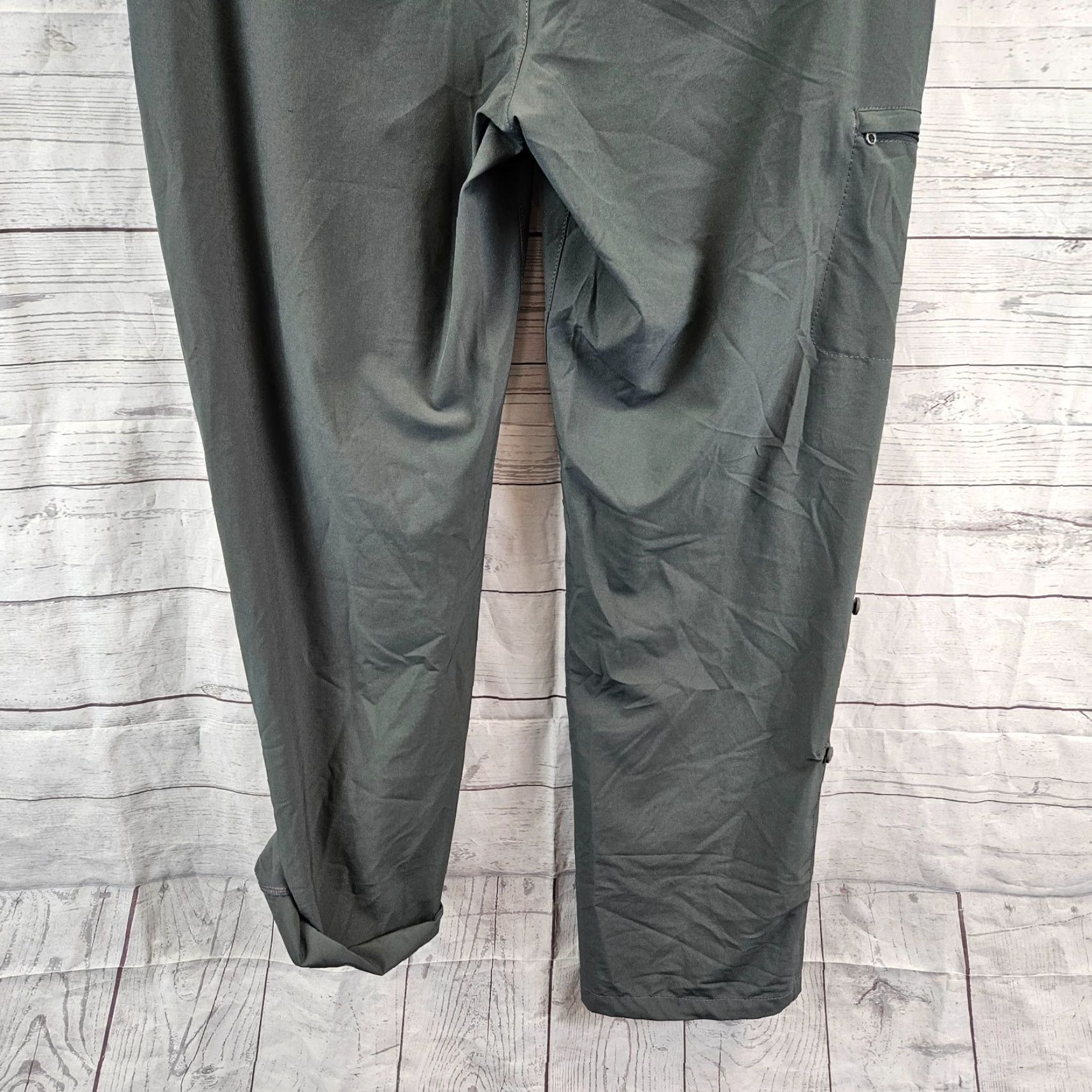 Eddie Bauer Eddie Bauer Womens Pants 12 Gray Mid Rise Roll Up Cuff? Size 34" / US 12 / IT 48 - 5 Thumbnail