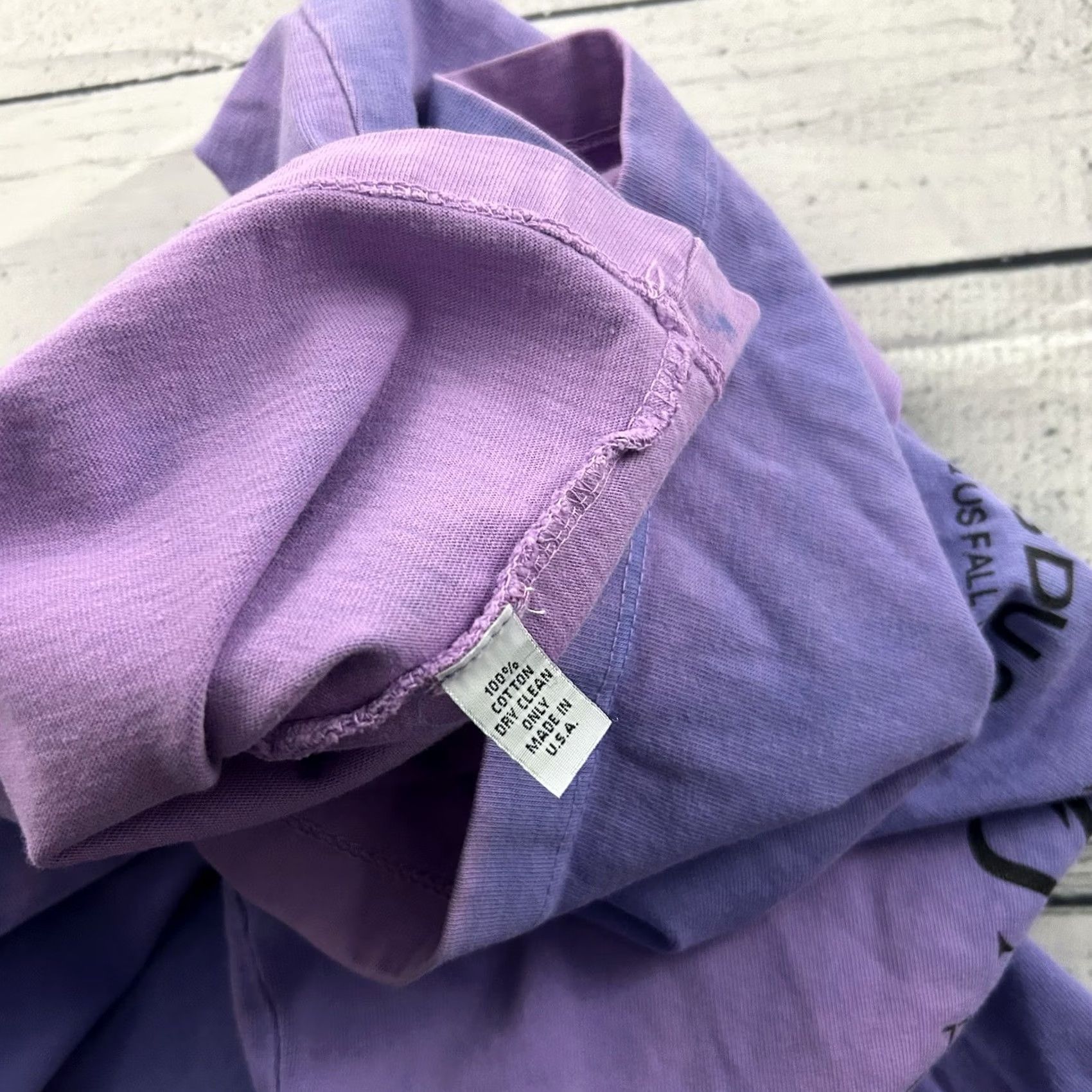 Vintage Rufus Du Sol Surrender Tour 2021 Dyed Short Sleeve T Shirt Men's Small Purple Size US S / EU 44-46 / 1 - 6 Thumbnail