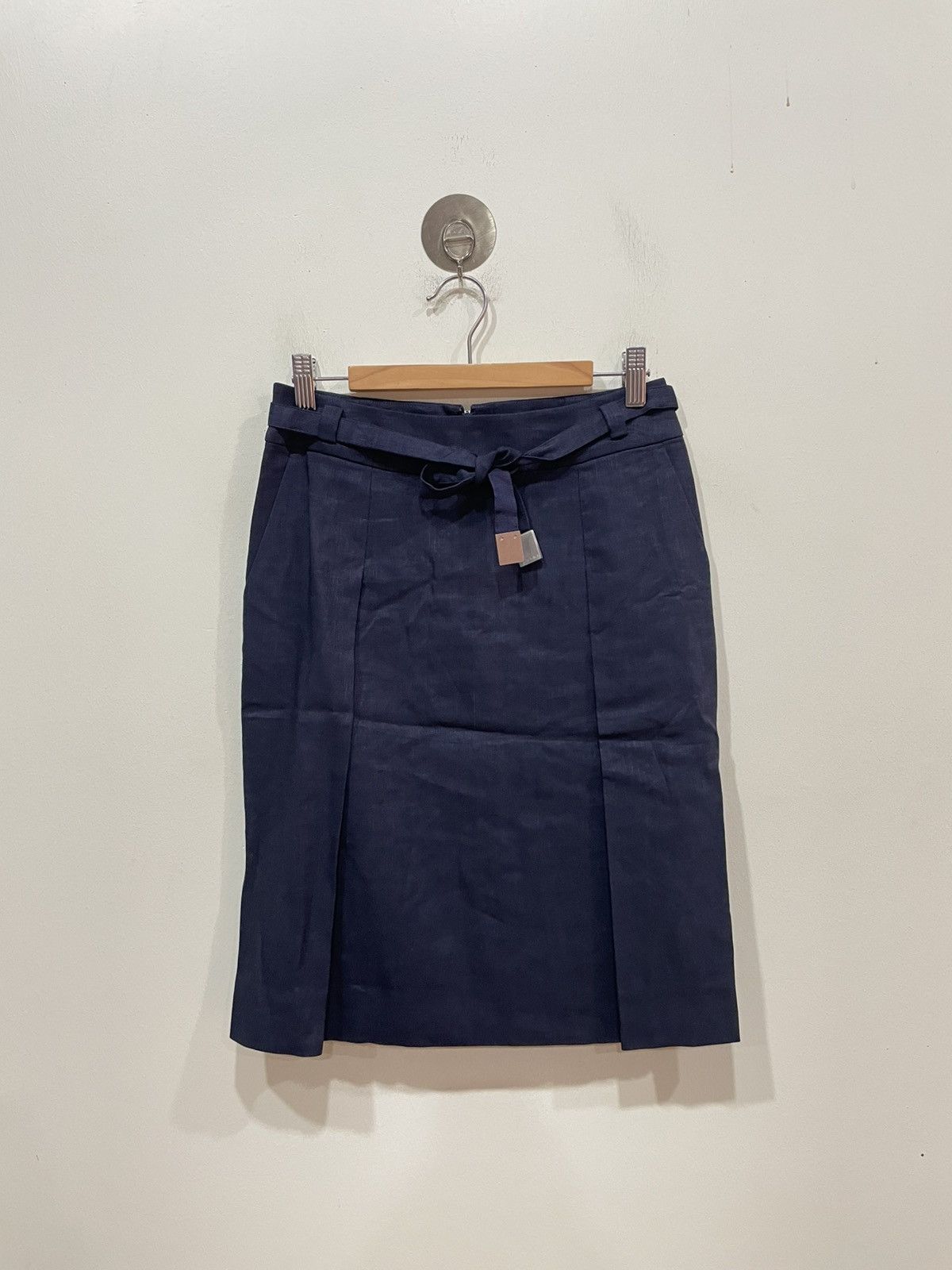 Celine Celine Plain Belted Skirt Size 24" / US 00 / IT 34 - 1 Thumbnail