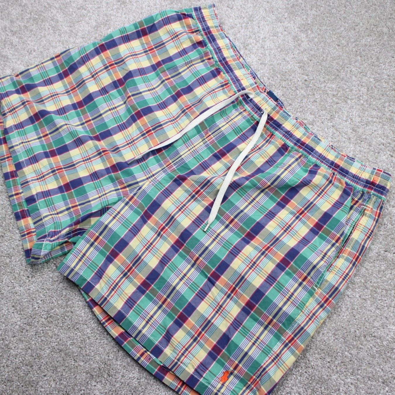 Polo Ralph Lauren Polo Ralph Lauren Swim Trunks Men 2XB XXL-Big Blue Trunks Beach Hawaiian Size US XXL / EU 58 / 5 - 3 Thumbnail